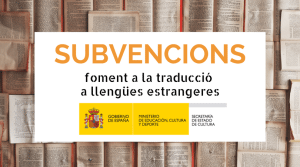 Subvencions traduccions llengua estrangera