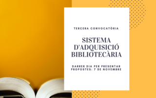 SISTEMA D’ADQUISICIÓ BIBLIOTECÀRIA