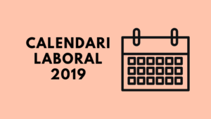 calendari laboral 2019