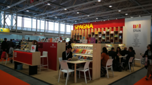 Estand de la FGEE a Bolonya 2019